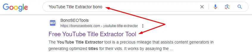 YouTube Title Extractor